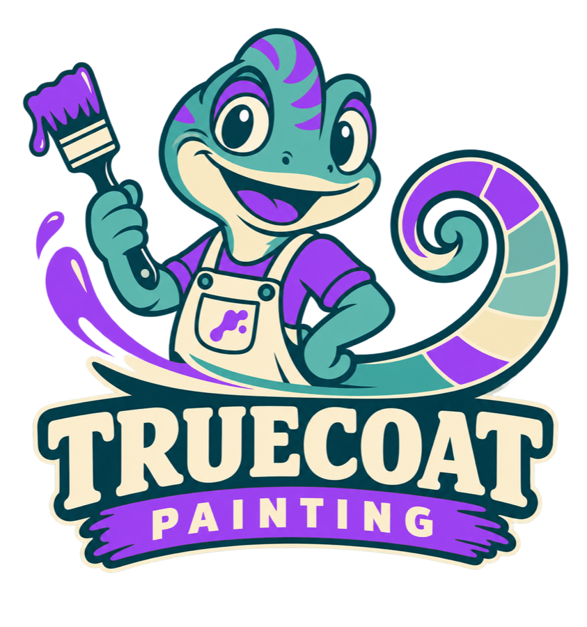 TRUECOAT PAINTING mascot logo