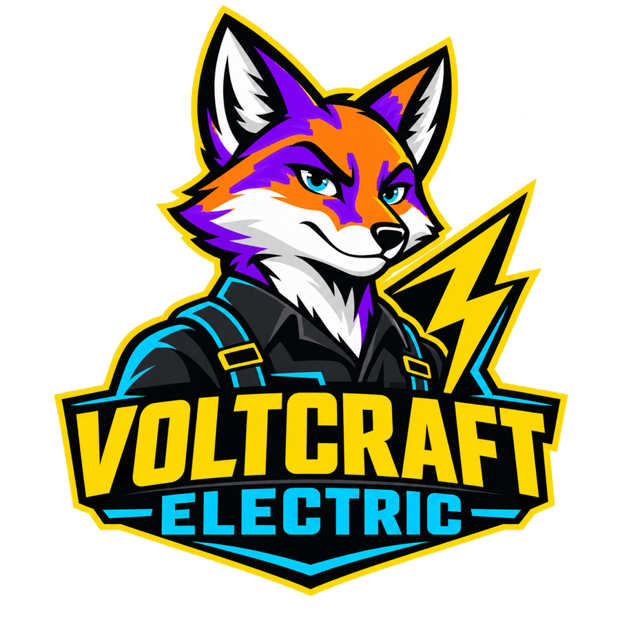 VOLTCRAFT ELECTRIC mascot logo